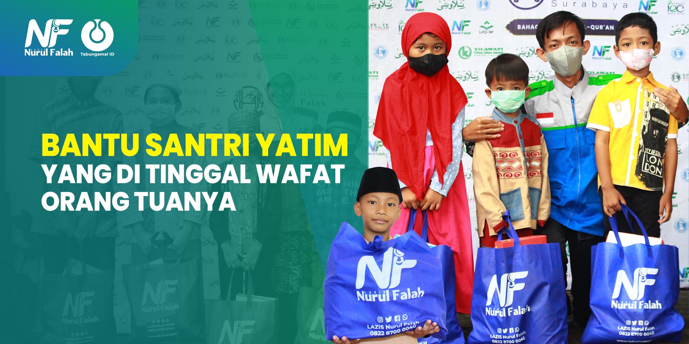 Bantu Yatim Ditinggal Orangtua Wafat