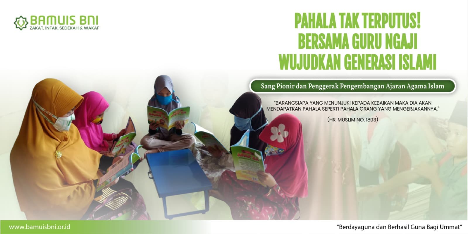 Tebar Jariyah Bersama Guru Ngaji