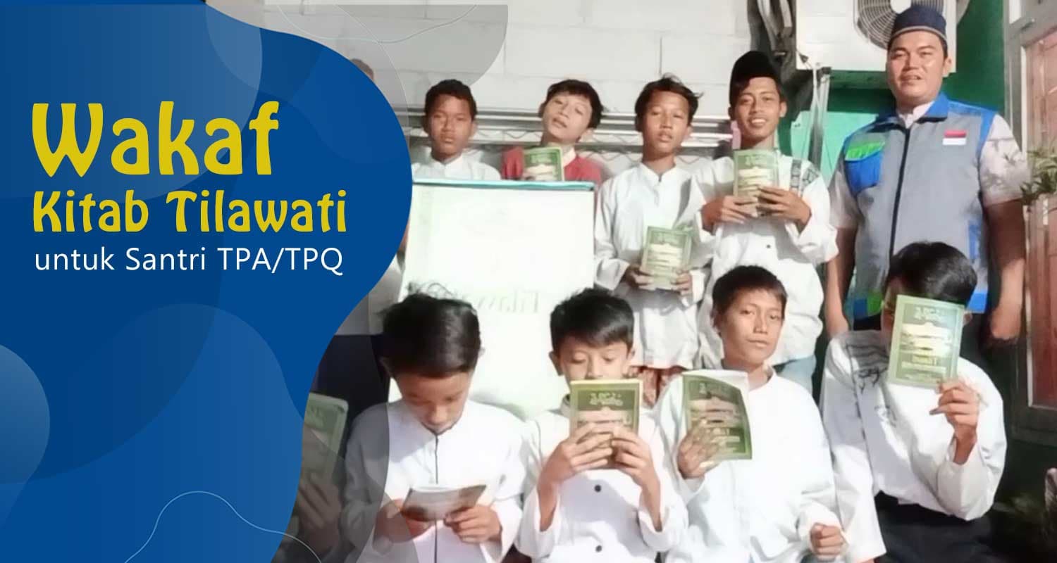 Wakaf Kitab Tilawati untuk Santri TPA/TPQ