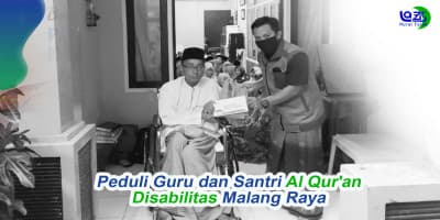 Peduli Guru dan Santri Al Quran Disabilitas Malang Raya